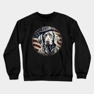 Patriotic English Setter Crewneck Sweatshirt